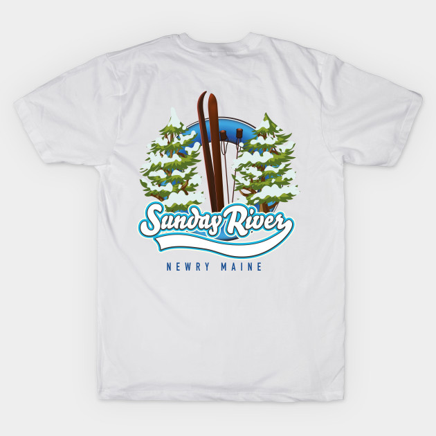 Sunday River Newry Maine ski logo by nickemporium1